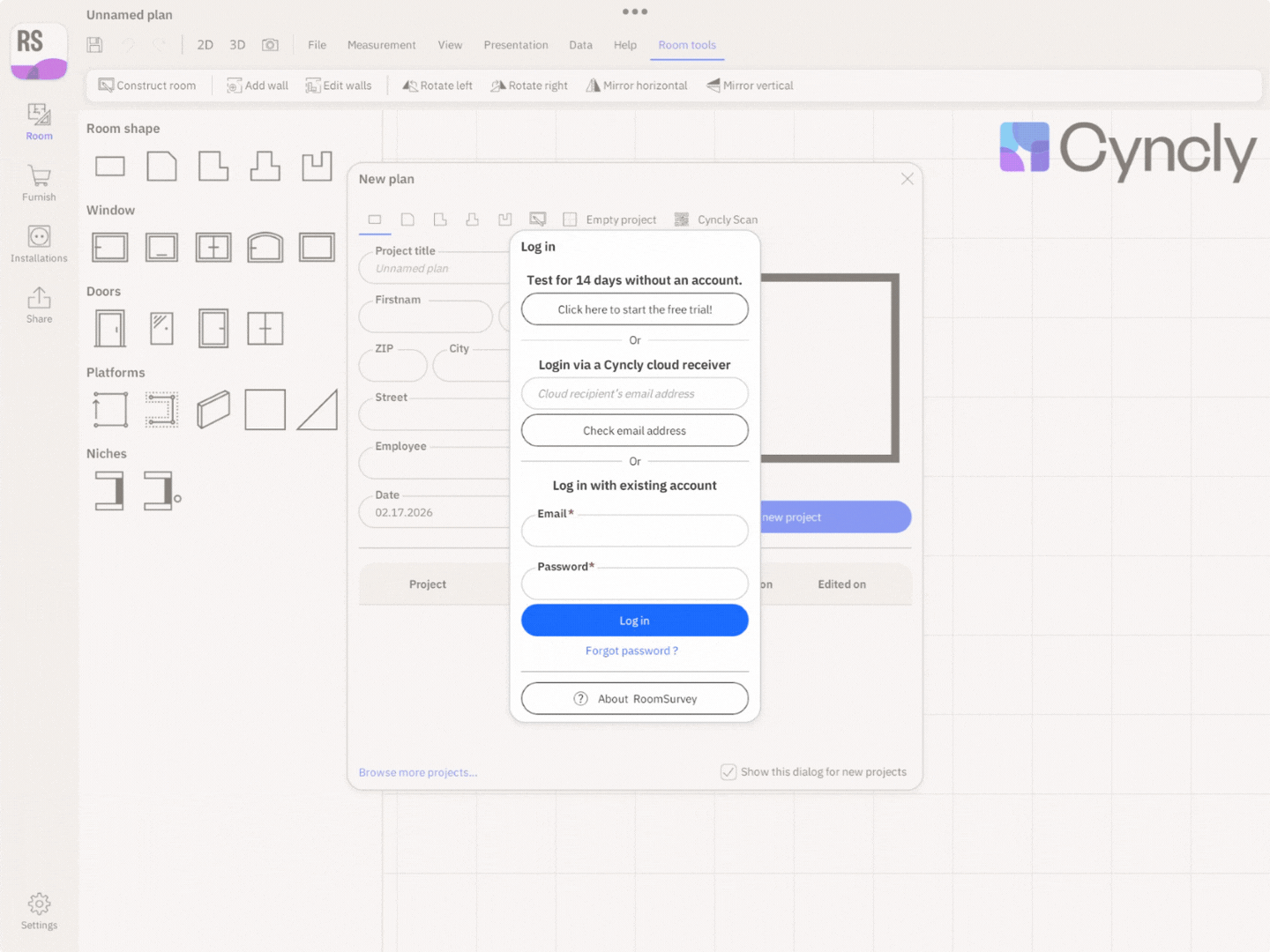 Room Survey login.gif